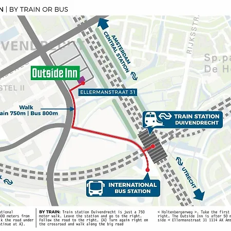 Outside מלון אמסטרדם